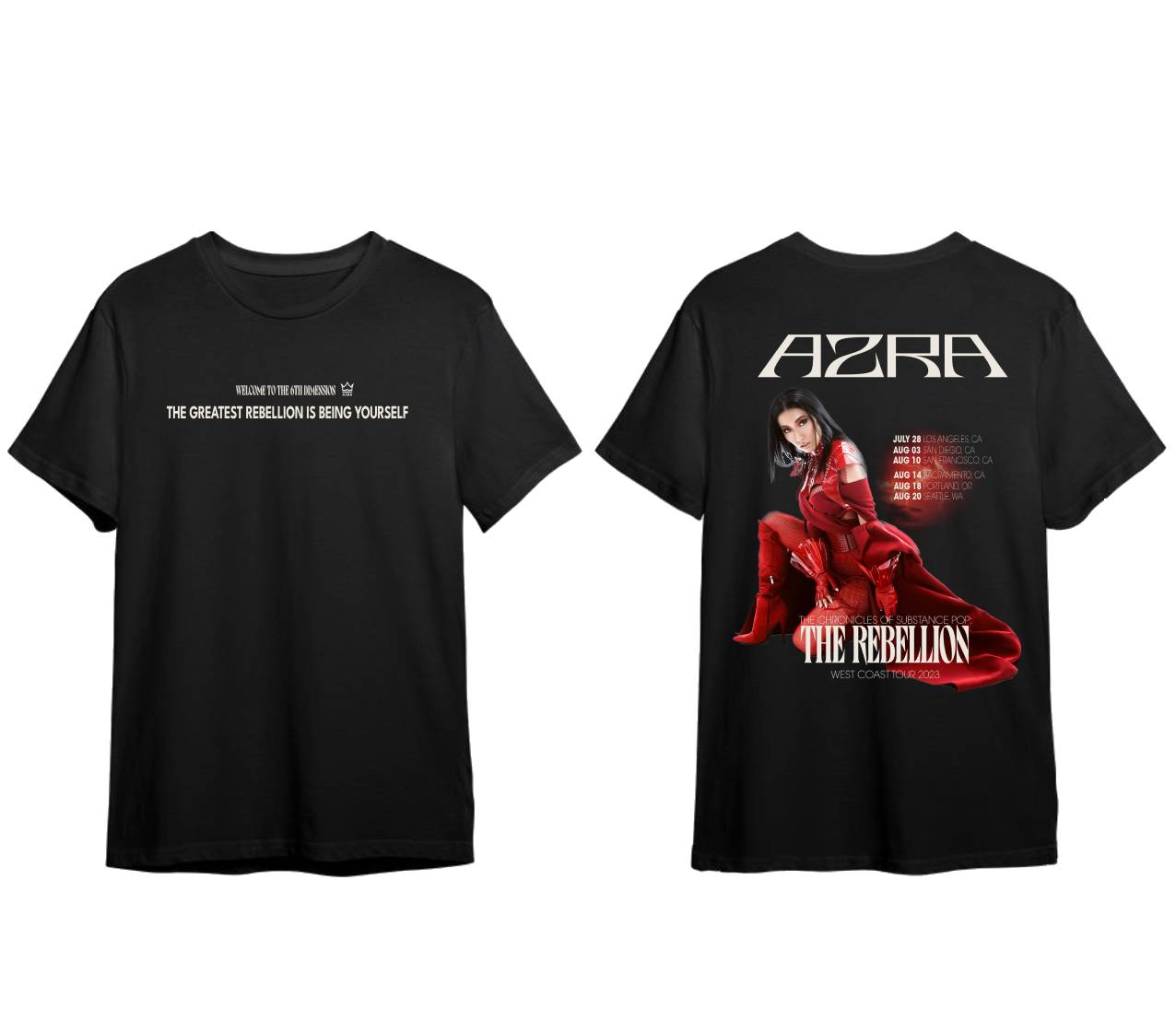 The Rebellion 2024 Tour Tee ***