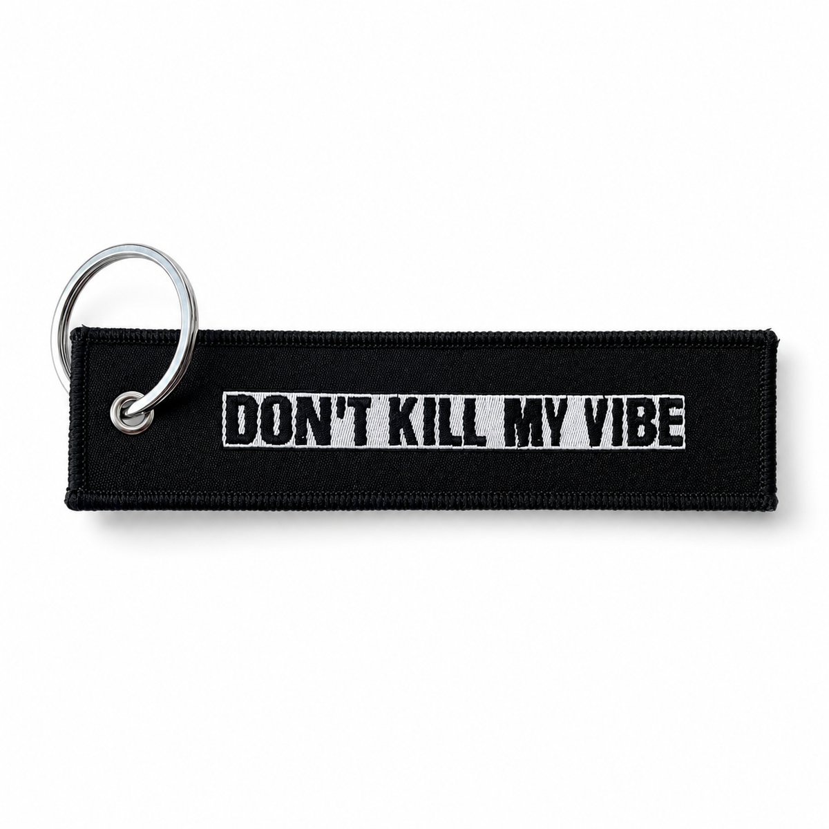 DKMV “Don’t Kill My Vibe” Embroidered Keychain