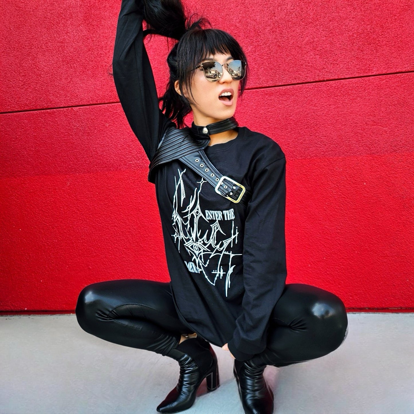 [ONLY 10 LEFT!] LIMITED: "6th Dimension" AZRA Merch Capsule Long Sleeve Unisex T-Shirt